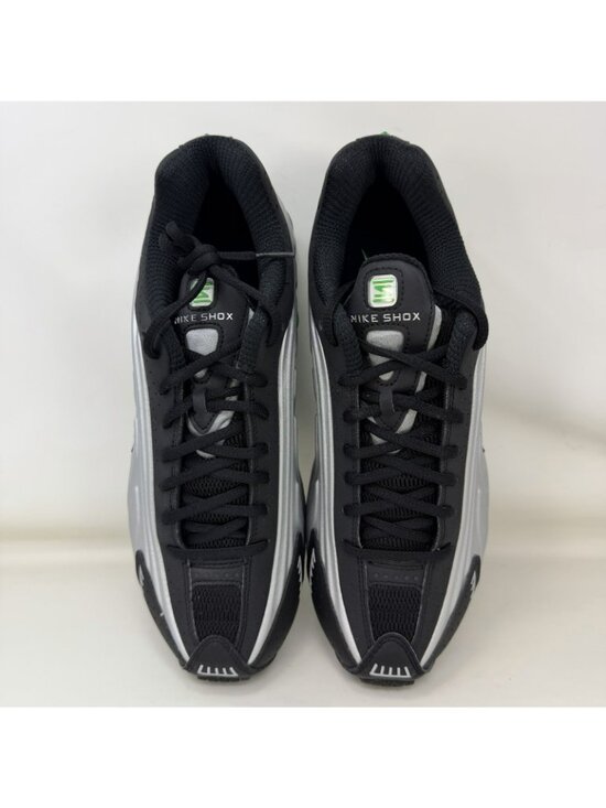 Nike Shox R4 Running Shoes Metallic Silver Black Green Men\'s Size 9.5 main image 6